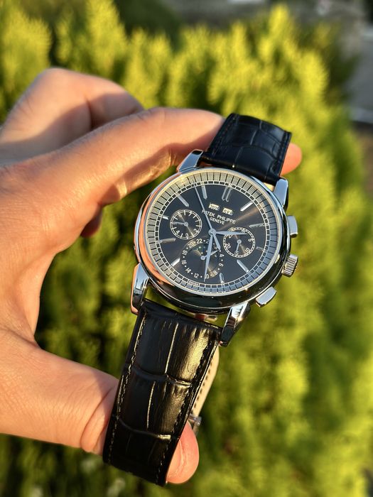 Patek philippe gray dial steel