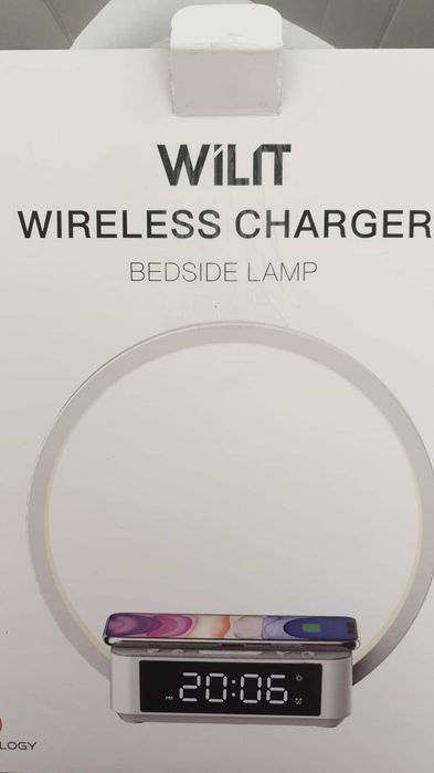 Lampa cu touch,ceas si incarcare telefon