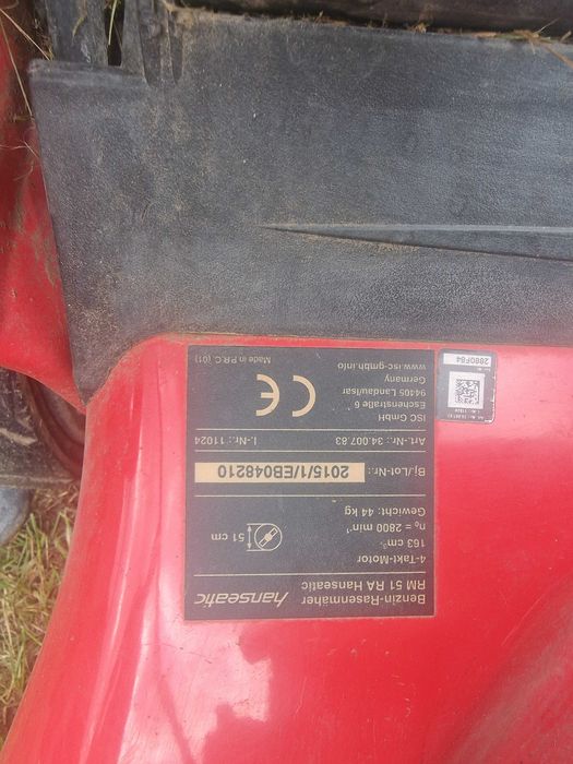 Masina de tuns iarba Hanseatic