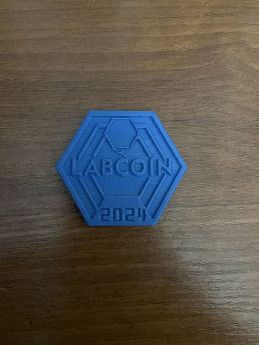 Перлено син Lab coin