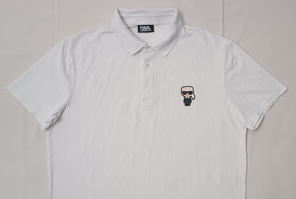 Karl Lagerfeld Polo Shirt оригинална тениска L памучна поло фланелка
