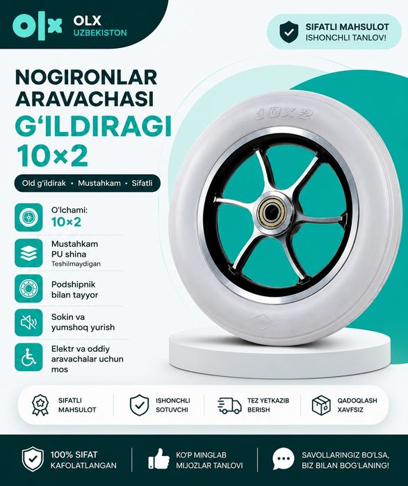 Nogironlar aravachasi oldi baloni
