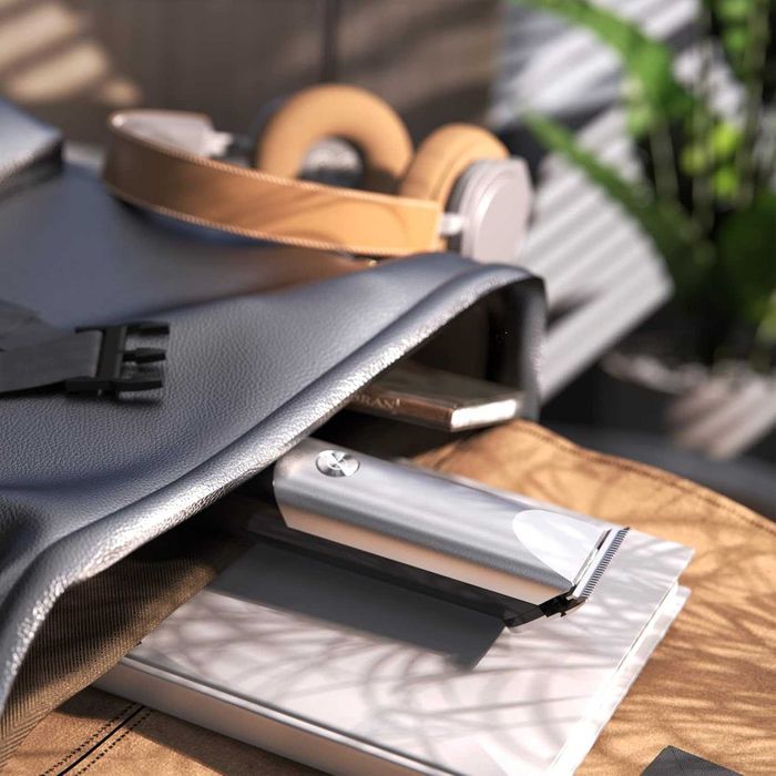 Тример unibono с дисплей, за коса , глава, мустаци със зарядна станция