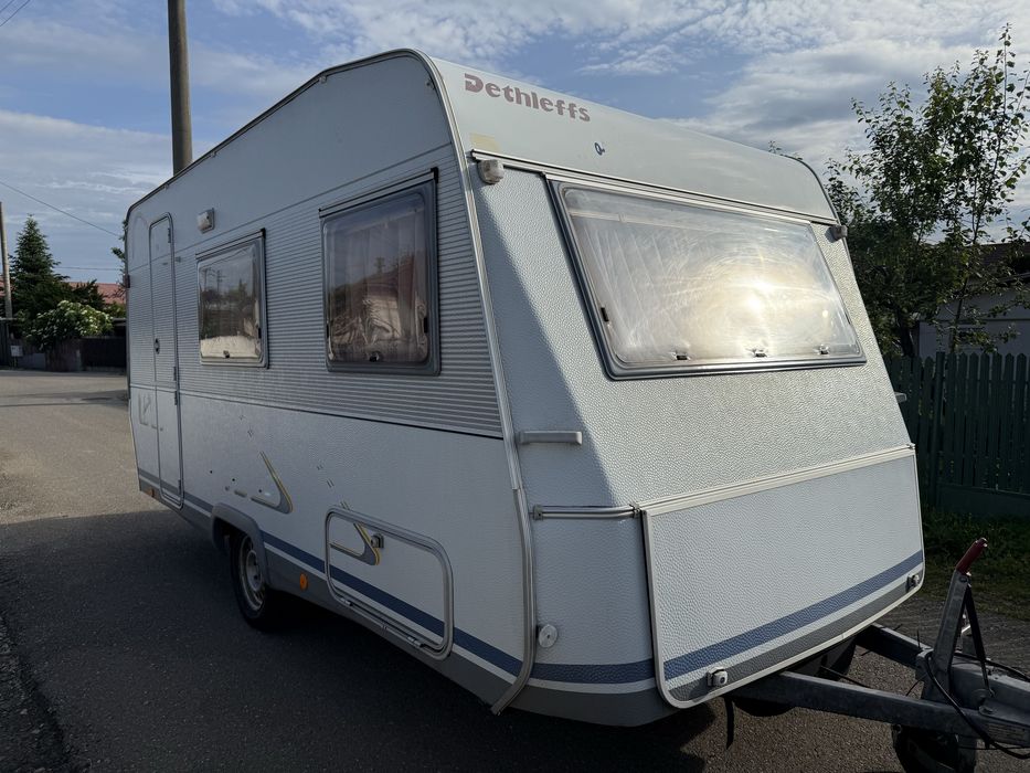 Rulota Dethleffs Family 240,5 pers,baie,boiler,cadita dus,wc fix ...