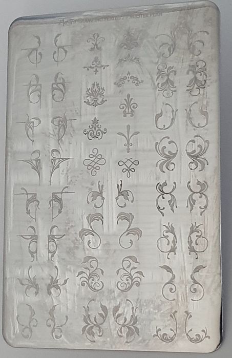 18 Matrițe pentru tehnica STAMPING, nail art  de la branduri renumite (Moyra, Cupio,  BrillBird)