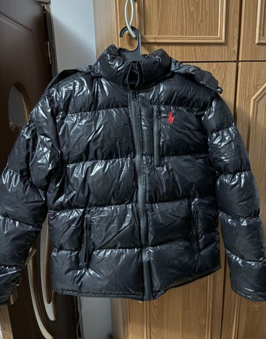 LICHIDARE STOC! Geaca Puffer Jacket Polo Ralph Lauren Negru XL Premium Unisex Iarna