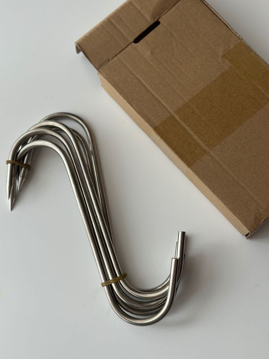 Куки от неръждаема стомана -  5 бр пакет