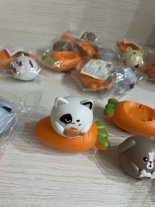 Инерционные машинки с животными 15 шт