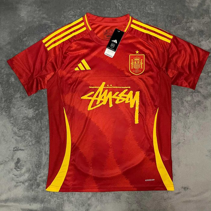 Adidas x Spain x Stüssy Football Kit – Red – Size M