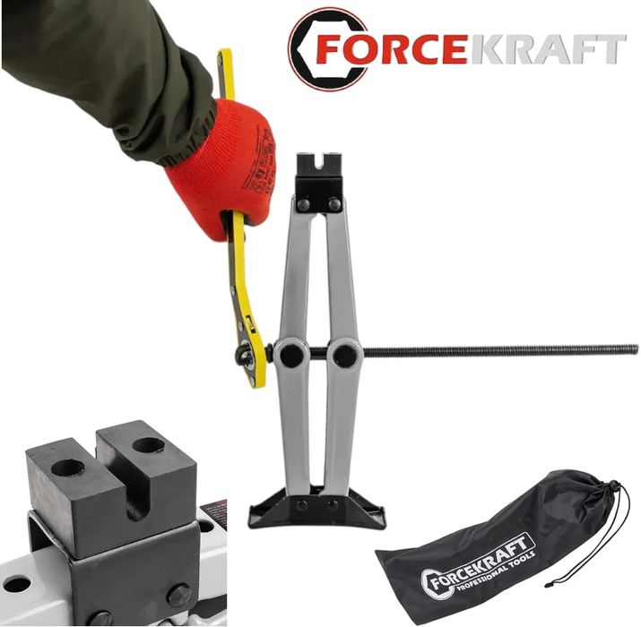 Крик Жаба 2 тона Механичен 115-400мм FORCEKRAFT