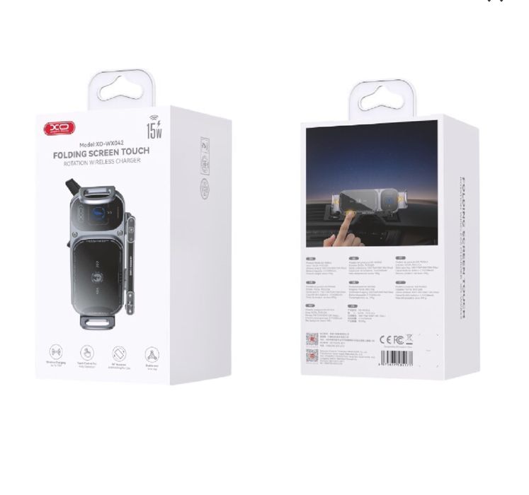 Incarcator / Suport Auto 15W Deschidere Cu Senzor Pentru Telefon