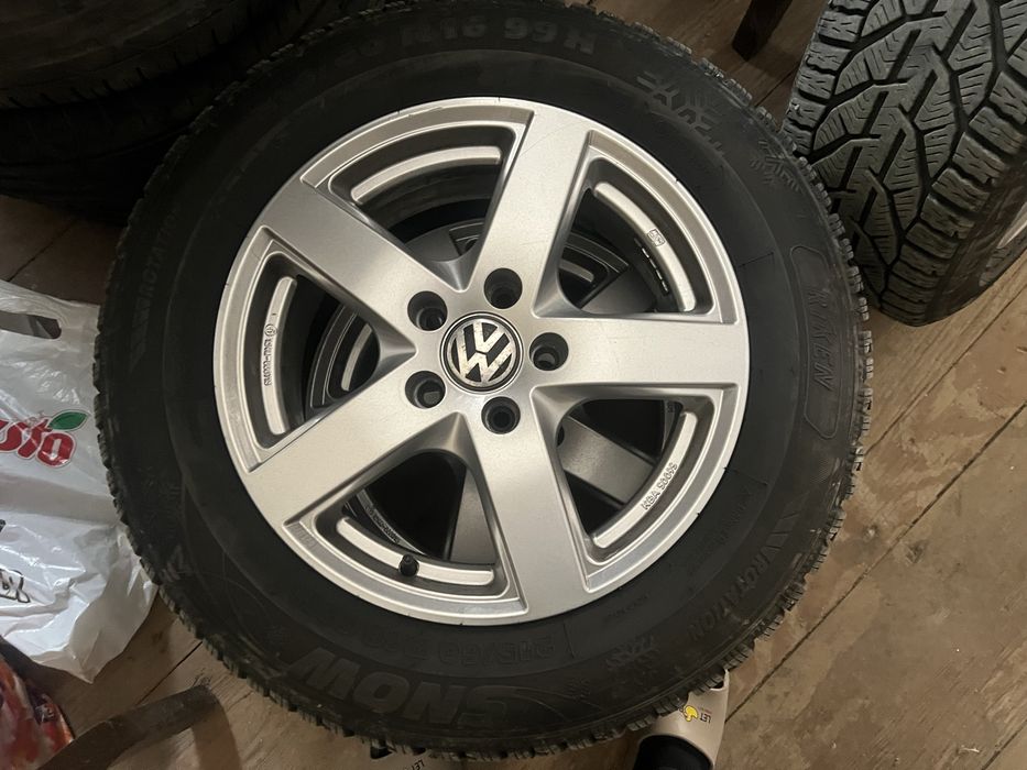 Jante aliaj Volkswagen R16 cauciucuri noi MS