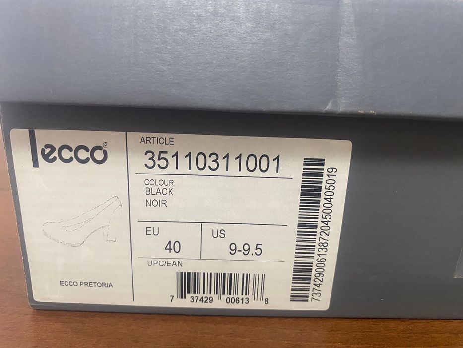 Ecco обувь 40 размер