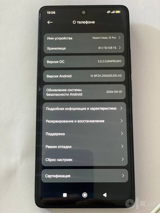 Redmi not 13 pro
