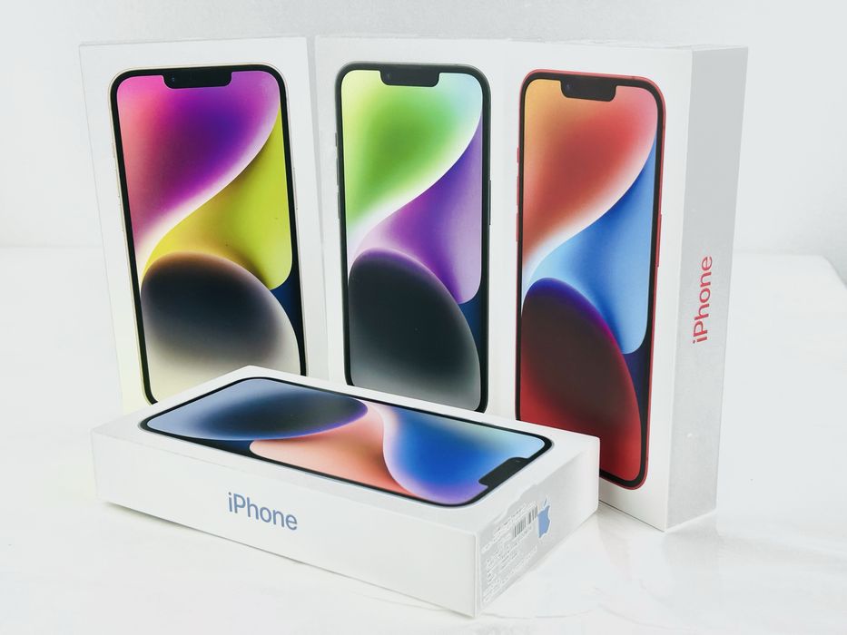 НОВ! Apple iPhone 14 128GB Midnight / Starlight / Blue / Red Гаранция!