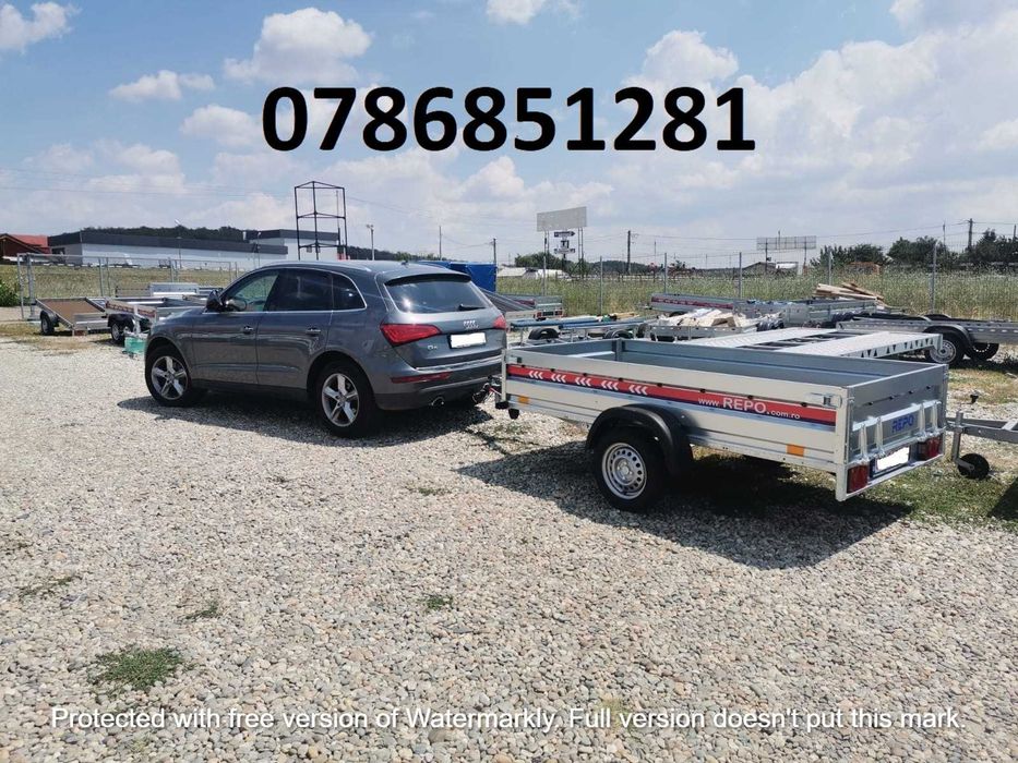 Platforma Auto Transport Repo Remorca Peridoc Remorca Trailer 2T-2.7T