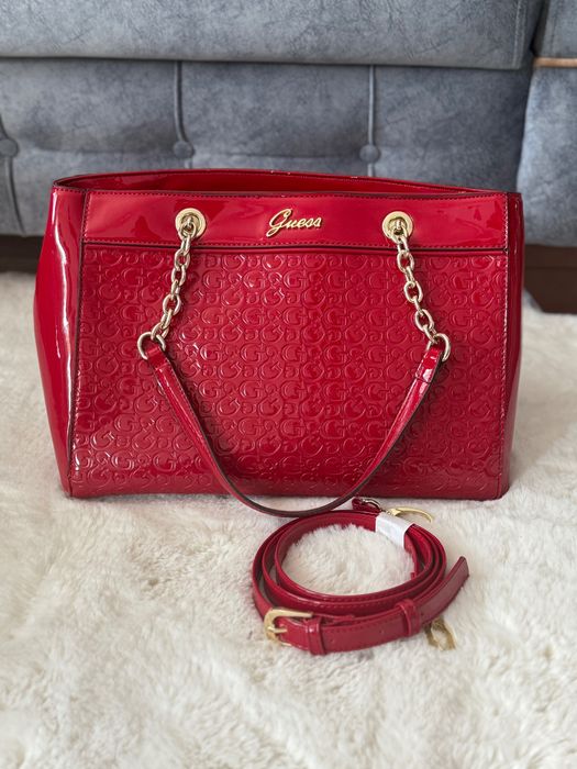 Чанта Guess червена