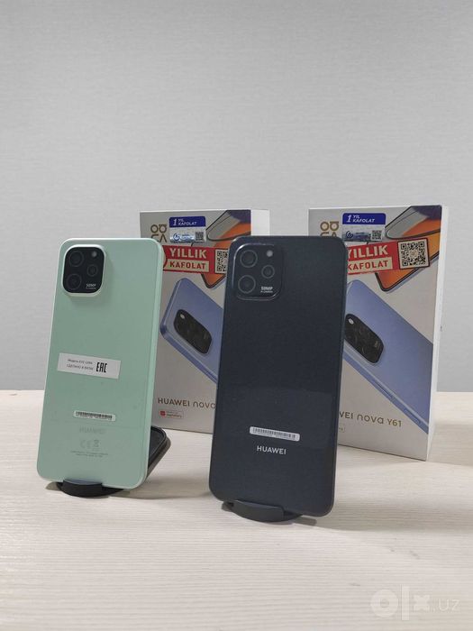 Продаю 2 телефона Huawei nova Y61 4/64 ГБ