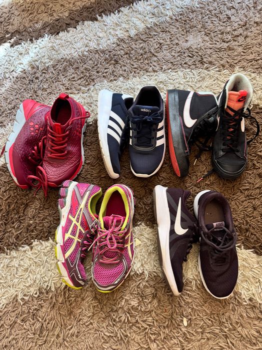 37,5 Маратонки adidas, nike, asics, craft