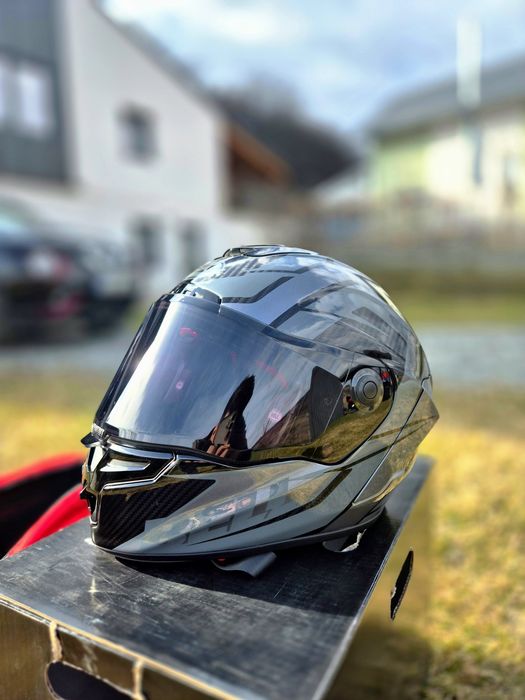 Casca moto  Bell Race Star DLX FLEX Labyrinth Gloss Black/Gray.