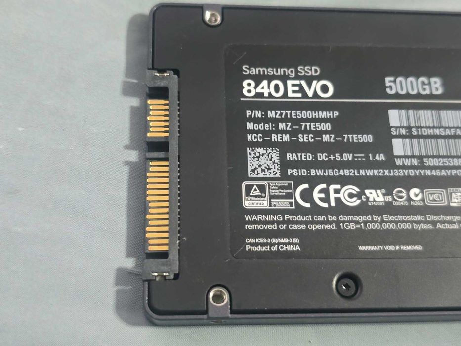 Solid State Drive SSD Samsung 840 EVO 500GB SATA III 2.5 inch
