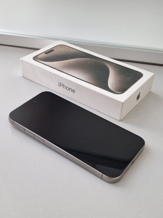 Iphone 15 Pro Mac Natural Titanium 256GB Sim kartalik. Xolati zo'r.