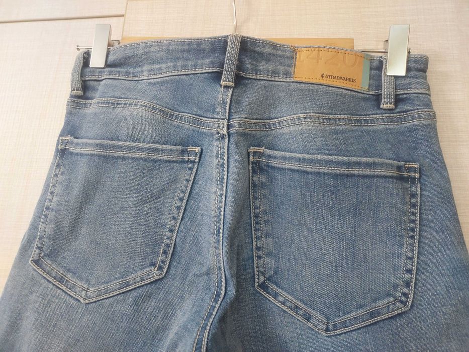 Blugi Stradivarius skinny, mărimea 36, denim albastru / NOI