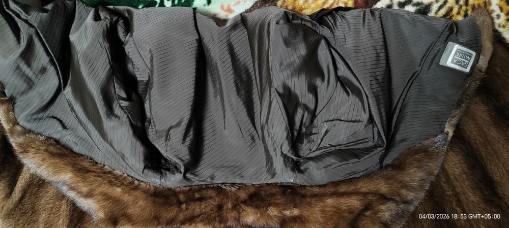 Шуба норковая до колен