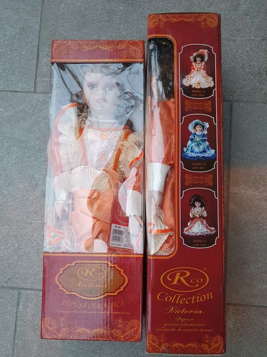 Papusa Ceramica RCO, Stil Victorian, 30CM