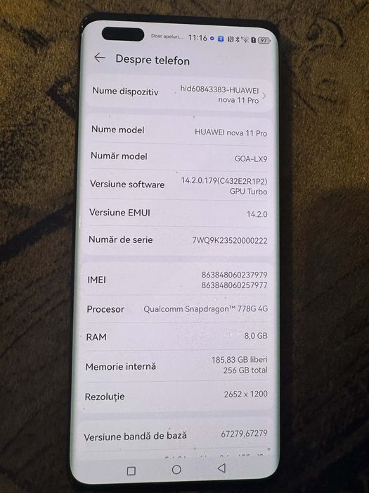 Huawei nova 11 pro