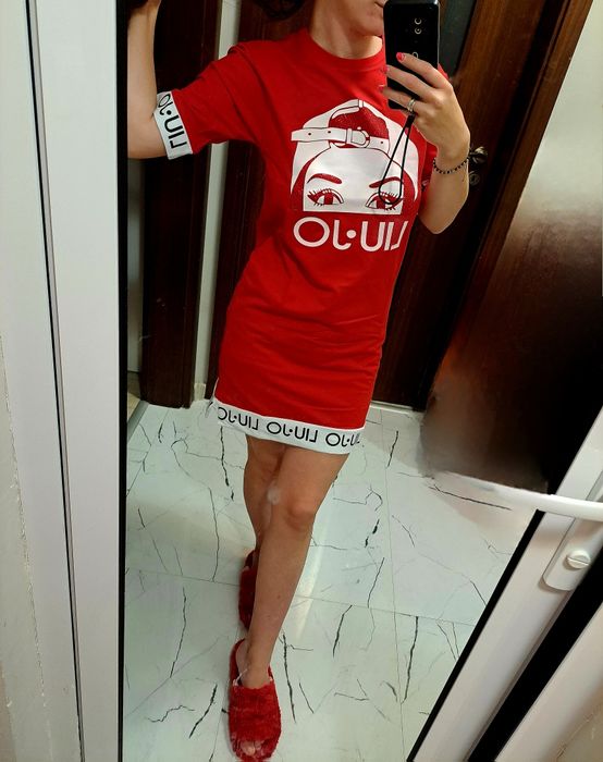 Червена рокля топ качество Liu Jo