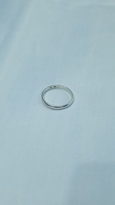 Мужское обручальное кольцо из серебра, 925 пробы