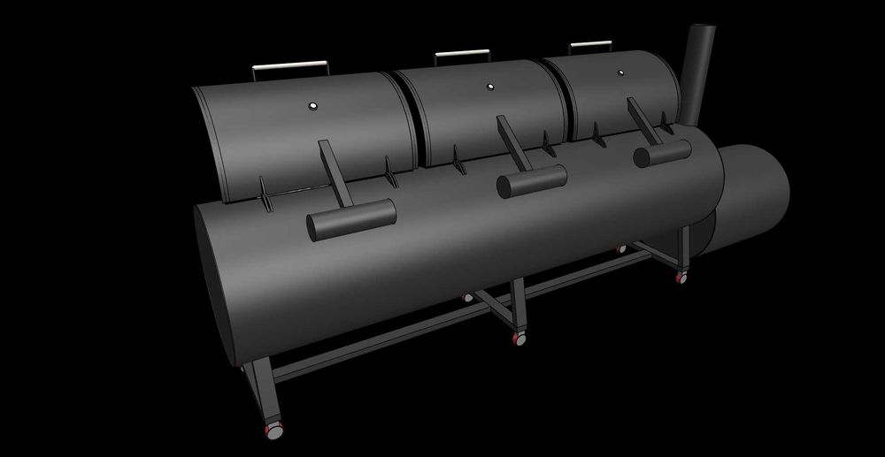 Smoker BBQ загрузка 320 кг