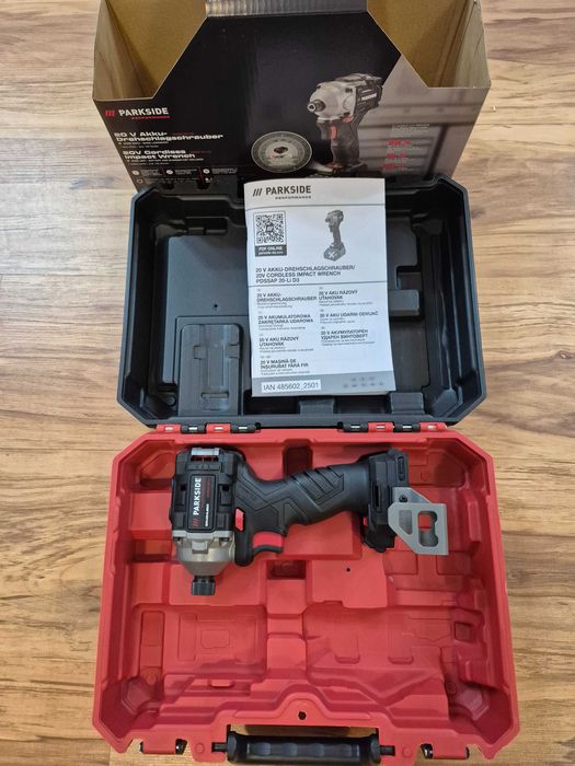 Masina de insurubat (impact) cu acumulator PARKSIDE PDSSAP 20-Li D3