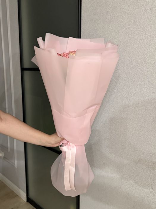 цветы  17шт розы метровые