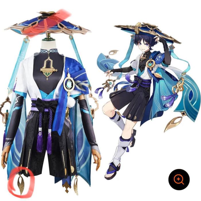 Косплей странник из геншин импакт