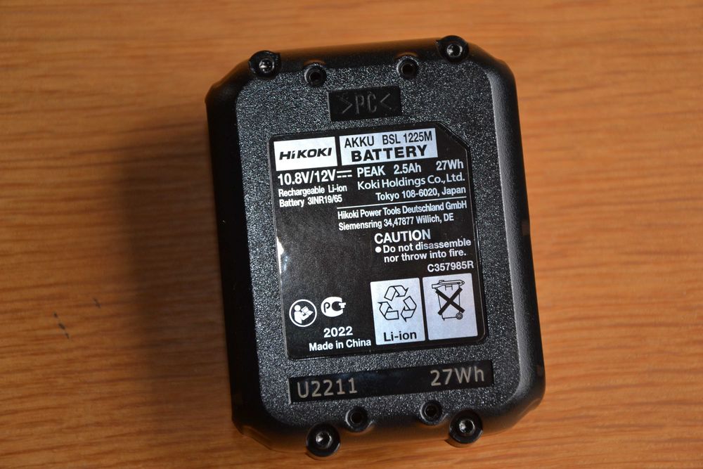 Нова батерия HITACHI/HIKOKI 12V, 2.5Ah