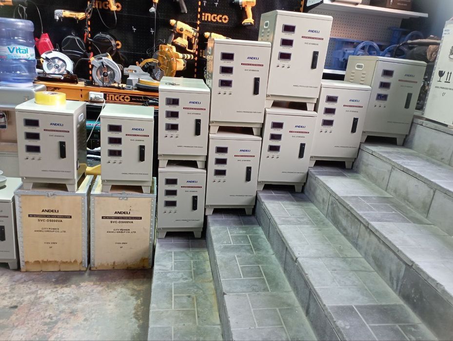 Стабилизатор ANDELI SVC-D 50 kVA 110/250V