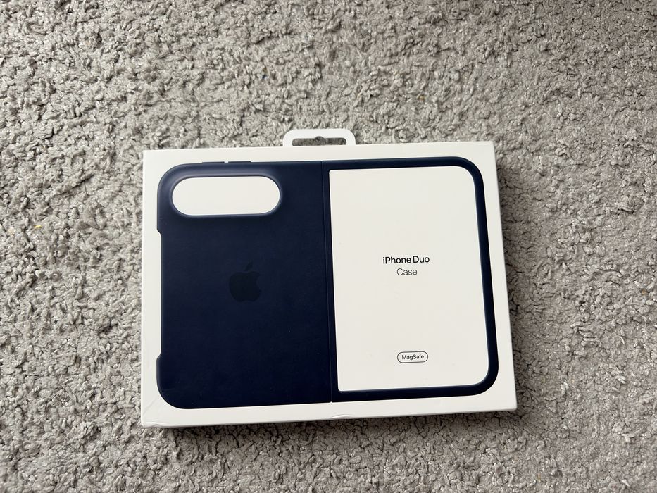 Husă originală Apple iPhone Duo, Navy Blue, Nouă(desigilata).