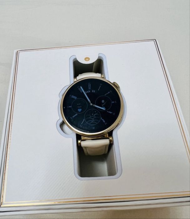 Smartwach Huawei GT 4,41 mm alb piele