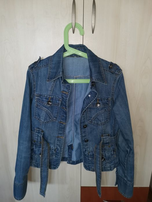 Дамско дънково яке