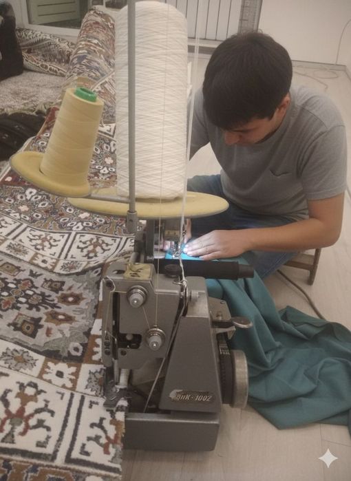 Gilam kesish va tikish
