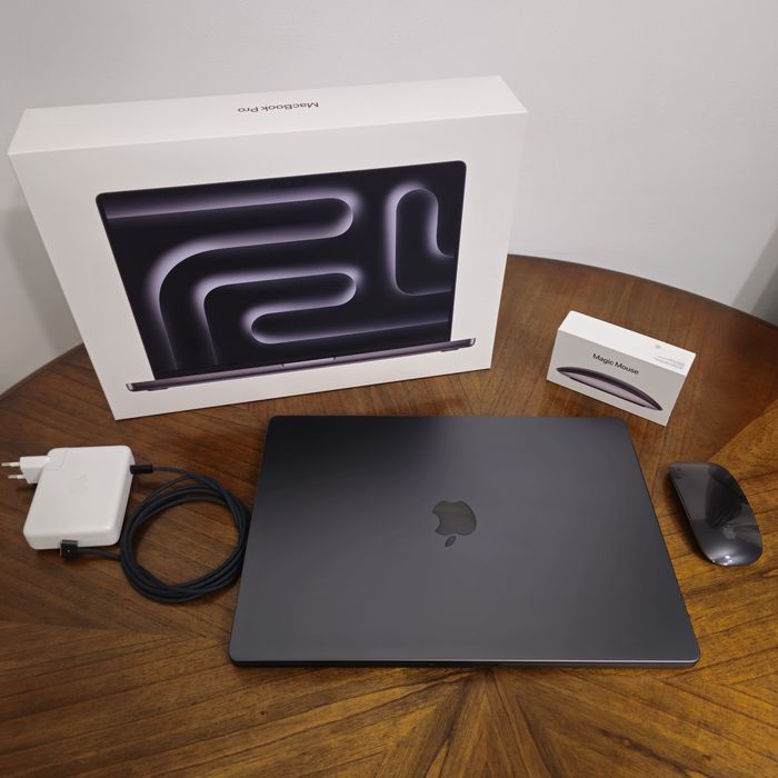 MacBook Pro 16” M3 Pro, 18GB RAM, 512GB SSD – Space Black