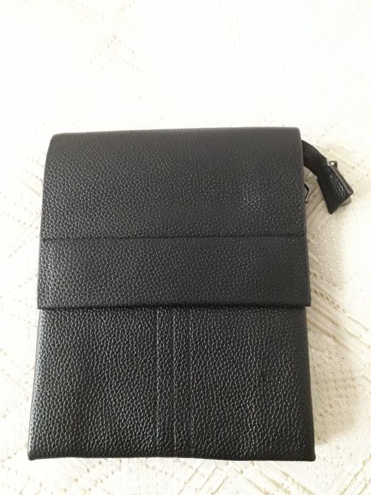 Мъжка кожена чанта без дръжка