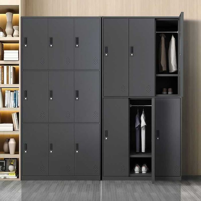 Metall garderob shkafi sport zal uchun | шкаф для одежды посетителей