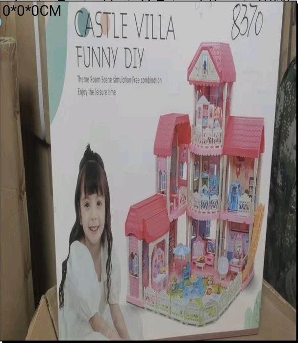 Игровой набор «Кукольный домик» с мебелью и персонажами, 7007 / 93 х 7