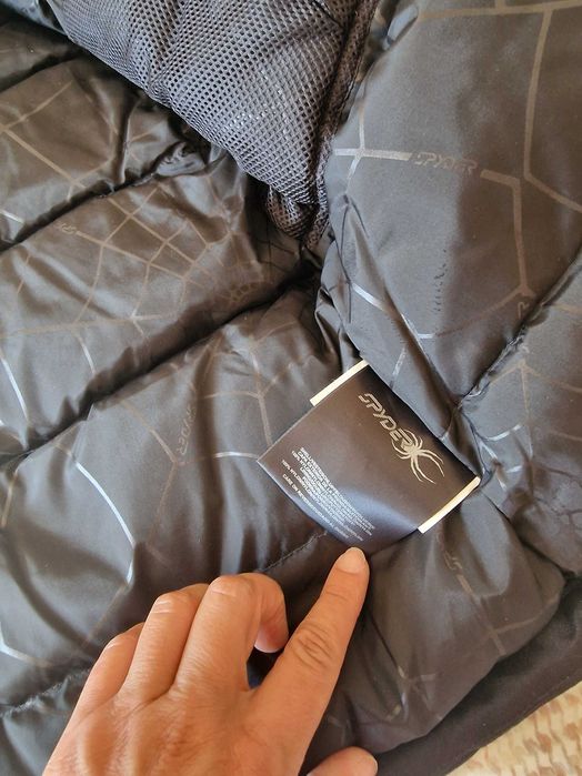 Spyder оригинално ски яке, ново, 128, черно с червено