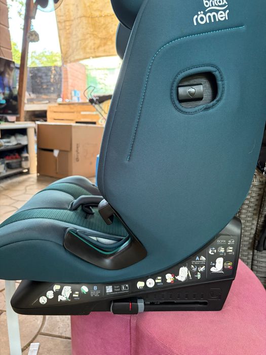 Britax Romer Advansafix Pro, 15 luni - 12 ani, cu isofix, material cu ventilatie, Atlantic Green