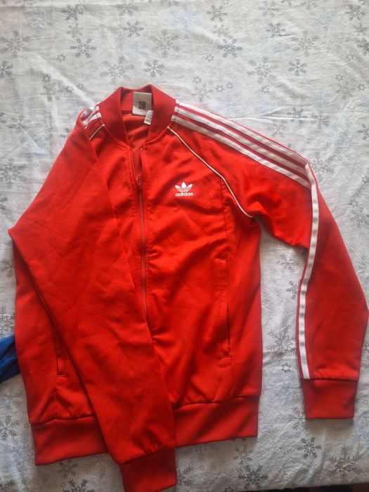Hanorac adidas rosu
