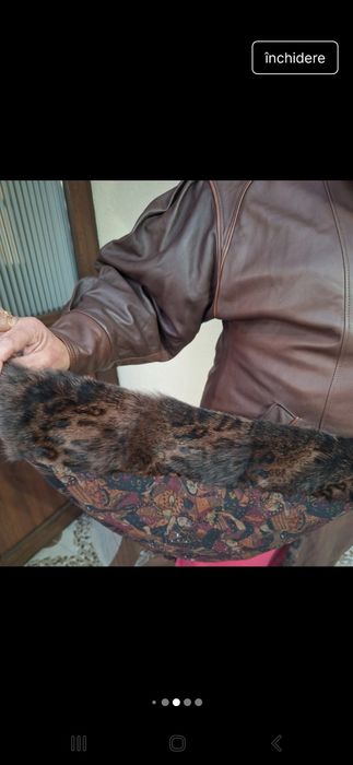 Palton piele dama